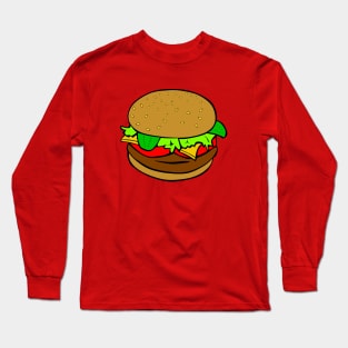 life is too short to miss out on double cheeseburgers Long Sleeve T-Shirt